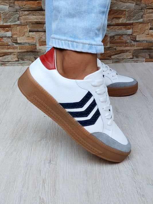 TENIS EN CUERO FLEX